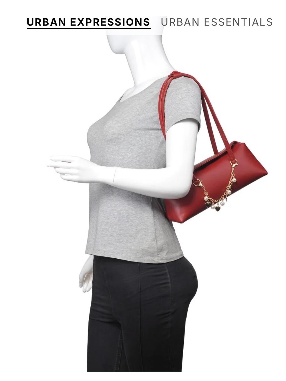 Urban Expressions Bright Pink Shoulder Bag